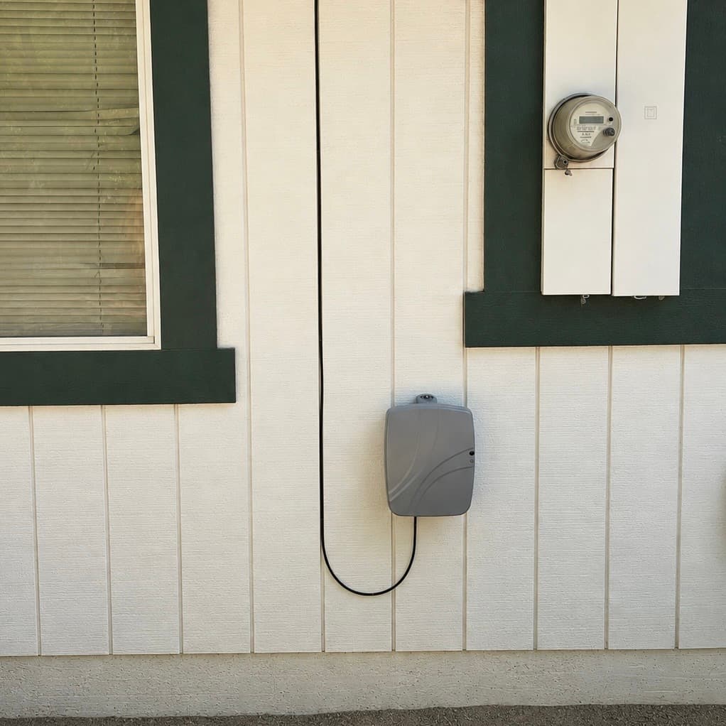 Exterior enclosure install
